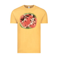 Vintage Mustard watermelon cowhide patch3 Vintage Tee - JahusDesignShop