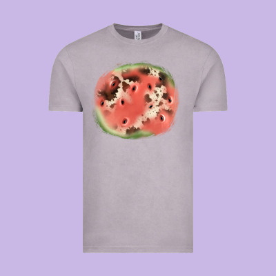 Watermelon Cowhide Patch3 Vintage Tee Designed By Jahusdesignshop