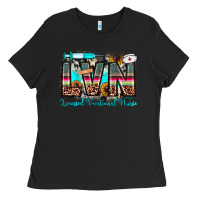 Black lvn licensed vocational nurse Ladies Tee - JahusDesignShop