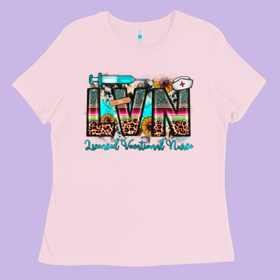 Lvn Licensed Vocational Nurse Ladies Tee Designed By Jahusdesignshop