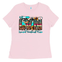 Bubblegum Pink lvn licensed vocational nurse Ladies Tee - JahusDesignShop