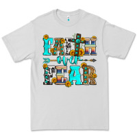 Dove Grey faith over fear Premium Tee - Zillion Design Studio