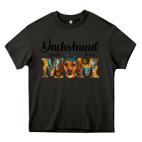 Asphalt western dachshund mom Heavy Core Tee - RanaPortraitStore