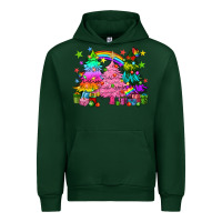 Forest Green pride christmas trees Urban Hoodie - HowdyJamesFarm