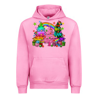 Fuchsia Pink pride christmas trees Urban Hoodie - HowdyJamesFarm