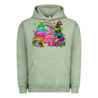 Pigment Oil Green pride christmas trees Urban Hoodie - HowdyJamesFarm