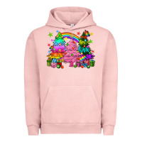 Pigment Salmon pride christmas trees Urban Hoodie - HowdyJamesFarm