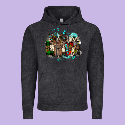 Love Wood Slice Ornament Vintage Hoodie Designed By Jahusdesignshop