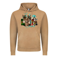 Vintage Camel love wood slice ornament Vintage Hoodie - JahusDesignShop