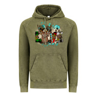 Vintage Olive love wood slice ornament Vintage Hoodie - JahusDesignShop