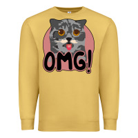 Antique Gold omg cat Premium Sweatshirt - Bettercallsaul