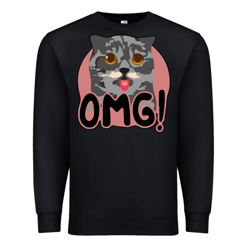 Omg Cat Premium Sweatshirt by Bettercallsaul | Teevron