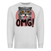 Dove Grey omg cat Premium Sweatshirt - Bettercallsaul