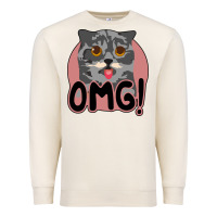 Sandshell omg cat Premium Sweatshirt - Bettercallsaul