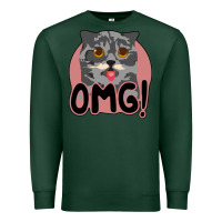 Sports Green omg cat Premium Sweatshirt - Bettercallsaul