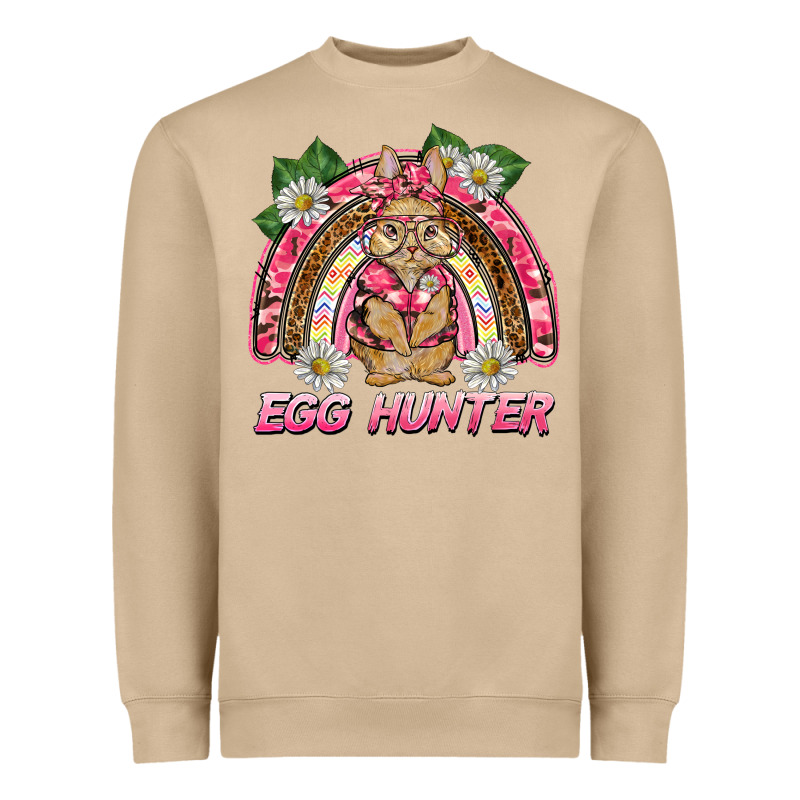 Easter Pink Camouflage Egg Hunter  Bunny Rainbow Heavyweight Sweatshirt by BarkalooDesign | Teevron