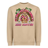 Mushroom easter pink camouflage egg hunter  bunny rainbow Heavyweight Sweatshirt - BarkalooDesign