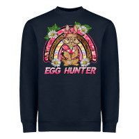 Navy easter pink camouflage egg hunter  bunny rainbow Heavyweight Sweatshirt - BarkalooDesign