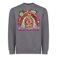 Storm easter pink camouflage egg hunter  bunny rainbow Heavyweight Sweatshirt - BarkalooDesign