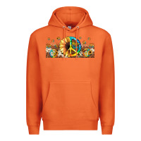 Carrot hippie soul leopard sunflower Premium Hoodie - JahusDesignShop