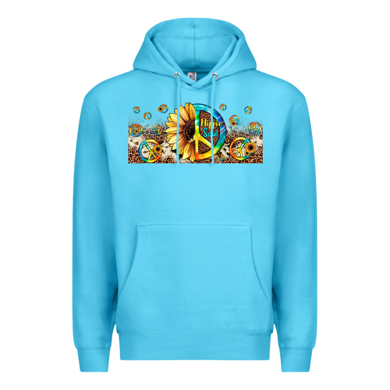 Hippie Soul Leopard Sunflower Premium Hoodie by JahusDesignShop | Teevron