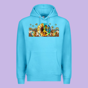 Hippie Soul Leopard Sunflower Premium Hoodie Designed By Jahusdesignshop