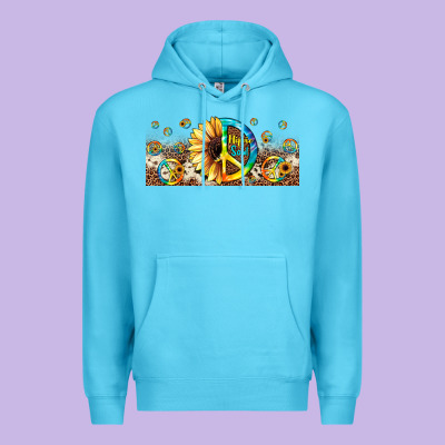 Hippie Soul Leopard Sunflower Premium Hoodie Designed By Jahusdesignshop