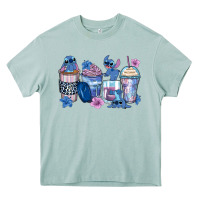 Arona stitch coffee cups Heavy Core Tee - Zillion Design Studio