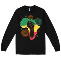 Black africa map Long Sleeve Tee - MaliasSmallBusiness