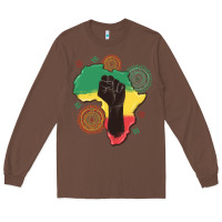 Chestnut africa map Long Sleeve Tee - MaliasSmallBusiness