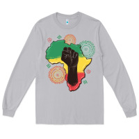 Moon Dust africa map Long Sleeve Tee - MaliasSmallBusiness