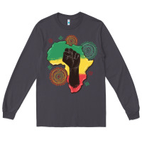 Smoke africa map Long Sleeve Tee - MaliasSmallBusiness