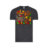 Vintage Black dia de los muertos Vintage Tee - AdoDesignShop