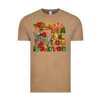 Vintage Coffee dia de los muertos Vintage Tee - AdoDesignShop