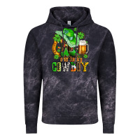 Cloud Black one lucky  cowboy with hat and boots Vintage Hoodie - AdoDesignShop