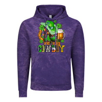 Cloud Purple one lucky  cowboy with hat and boots Vintage Hoodie - AdoDesignShop