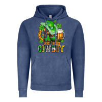 Vintage Denim one lucky  cowboy with hat and boots Vintage Hoodie - AdoDesignShop