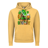 Vintage Mustard one lucky  cowboy with hat and boots Vintage Hoodie - AdoDesignShop