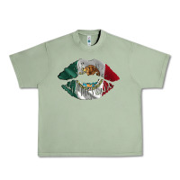 Oil Green mexico lips Urban Heavy Tee - AdoDesignShop