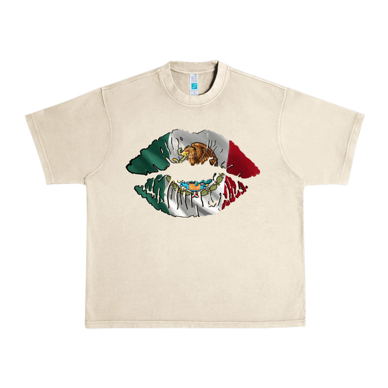 Mexico Lips Urban Heavy Tee by AdoDesignShop | Teevron