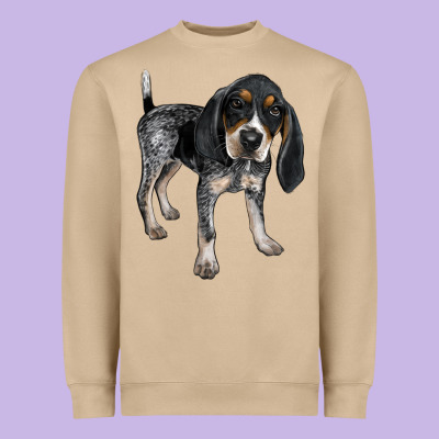 Bluetick Coonhound Heavyweight Sweatshirt Designed By Lillyallendesigns