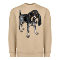Mushroom bluetick coonhound Heavyweight Sweatshirt - LillyAllenDesigns