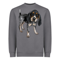 Storm bluetick coonhound Heavyweight Sweatshirt - LillyAllenDesigns