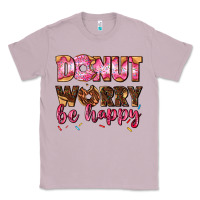 Lilac donut worry be happy Classic Tee - AdoDesignShop