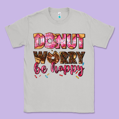 Donut Worry Be Happy Classic Tee Designed By Adodesignshop