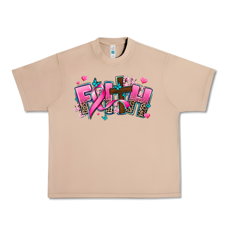Cancer Faith Cross Urban Heavy Tee by AdoDesignShop | Teevron