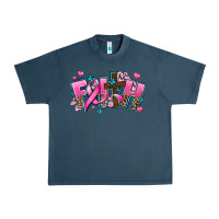 Midnight Navy cancer faith cross Urban Heavy Tee - AdoDesignShop