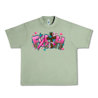 Oil Green cancer faith cross Urban Heavy Tee - AdoDesignShop
