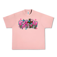 Salmon cancer faith cross Urban Heavy Tee - AdoDesignShop