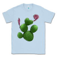 Dusty Blue heart cactus Classic Tee - Jasminsmagicworld